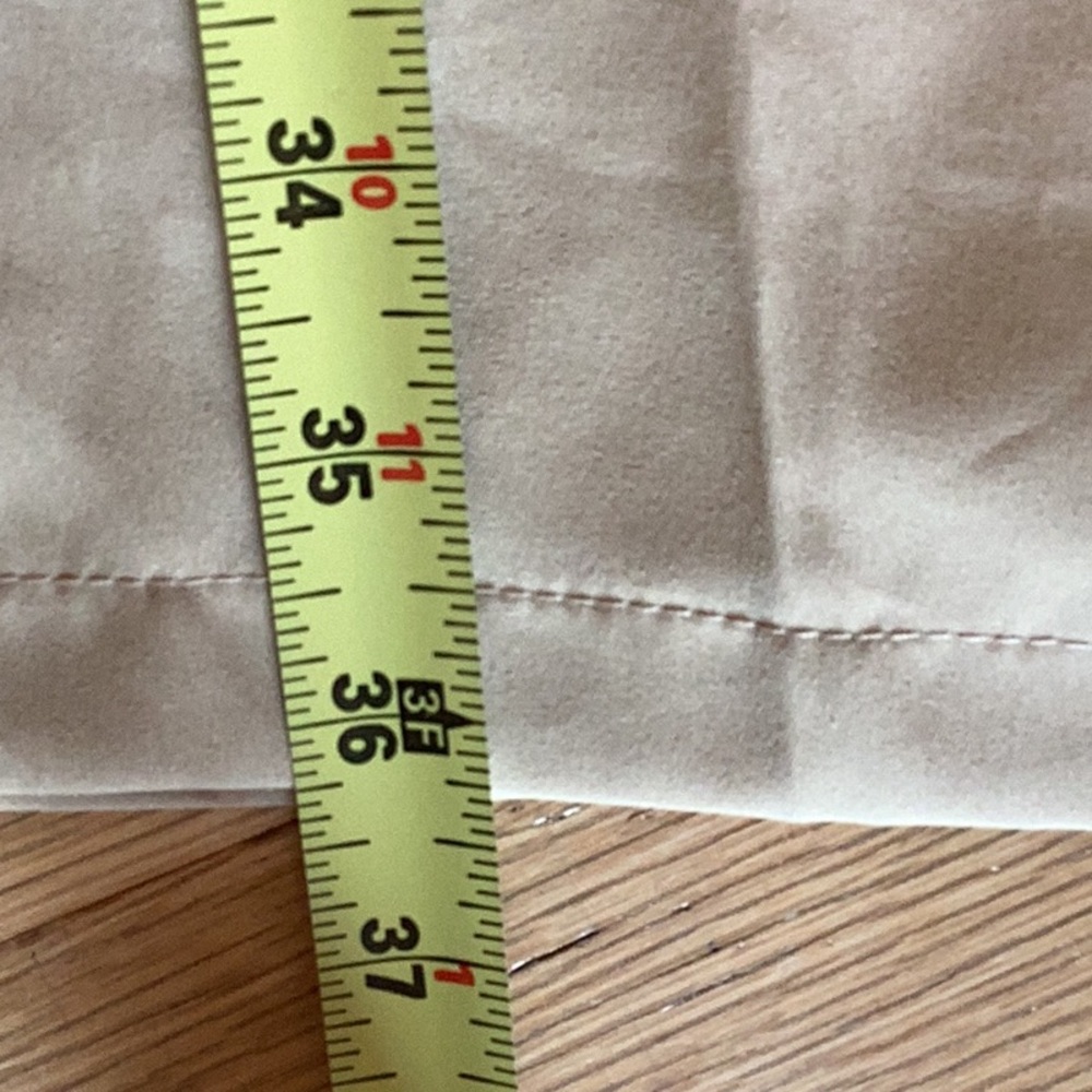 New knee length trench coat,size large double breasted buckle straps sleevesNWOT - Picture 9 of 9